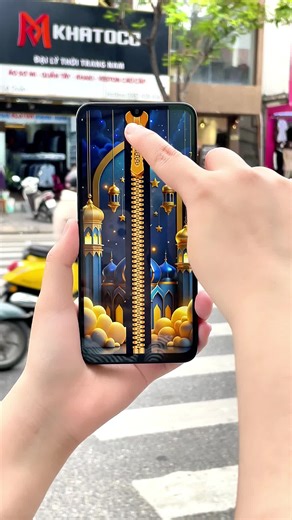 Zipper Lock Screen App trên TikTok