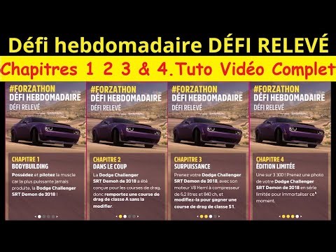 Weekly Challenge: CHALLENGE COMPLETED. Chapters 1, 2, 3 & 4. Complete Video Tutorial. Forza Horiz...