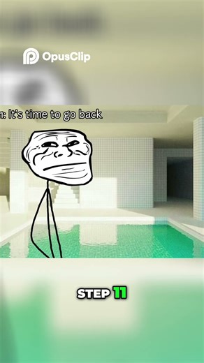 Trollface is alone in a Liminal Swimming Pool #trollge #trollgeincident