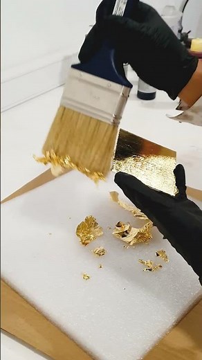 How to apply gold leaf - Gilding