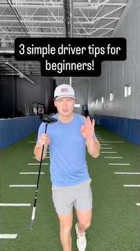 3 beginner driver tips for more consistent drives! #golftips