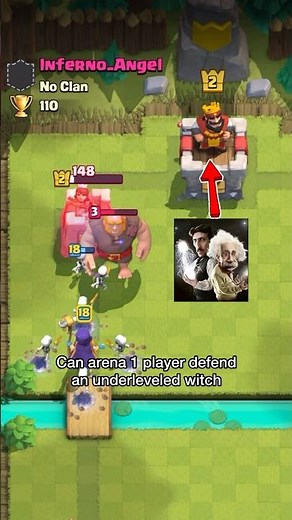 He should have used fireball #clashroyale #shorts