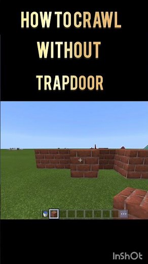 how to be crawling #minecraft #minecrafttutorial