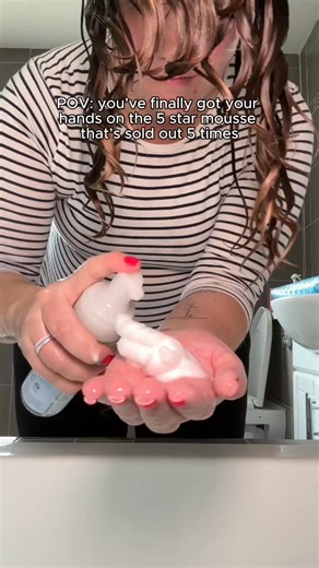 8.7K views | "I just used this for the first time and my curls finally have volume!! Also saw that it has protein which my fine hair loves. I love that I can just use this one product and achieve defined, bouncy curls without the crunch. Well done again Only Curls!" ⭐️⭐️⭐️⭐️⭐️ This mousse has sold out 5 times now  and the reviews speak for themselves. Give your curls what they've been craving and try it for yourself  | Only Curls | Facebook