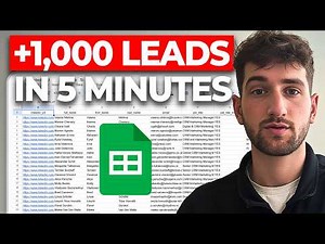 How To Build a Cold Email Lead List in 5 Minutes (Findymail.com Tutorial)