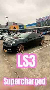 The sound of a LS3 6.2 LITRE V8! #supercharged #shorts #viral #ls3 #carshow #v8 #holden #australia