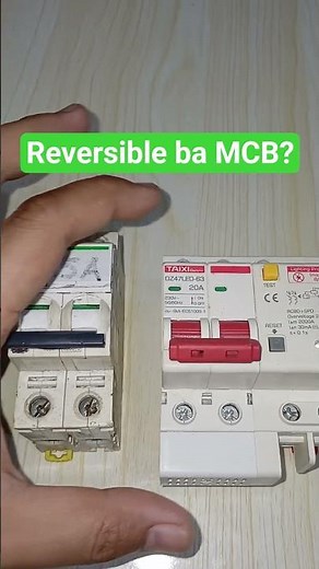 Reversible vs Non Reversible circuit breaker guide #electrical #industrialelectrician #electrician