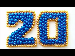 Learn To Count from 1 to 20 | Learn Colors with Magnetic Balls|Playing with 1000 mini magnetic balls