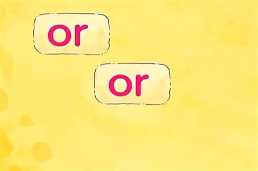 英语字母组合拼读发音【or】