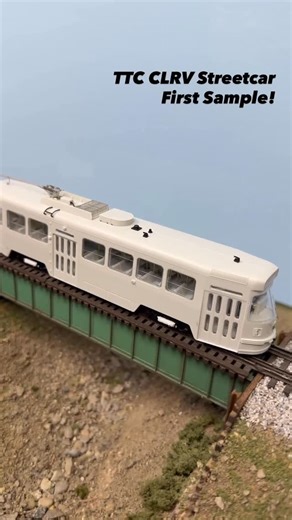 Rapido Trains on Instagram: "First samples of our all-new HO scale @takethettc CLRV streetcars have just arrived! Stay tuned for more project updates coming soon."