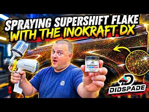 CAN THE INOKRAFT DRIZZLE X HANDLE SPRAYING SUPER FLAKE? PUSHING IT TO THE LIMITS OVER RUST-OLEUM!