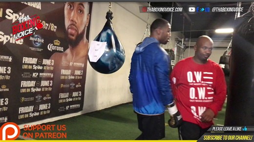 🔥J’Leon Love looking fast & strong doing mitt work. Will he give David Benavidez problems?