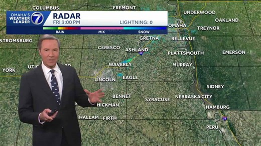 Strong storms possible Friday afternoon in Nebraska, Iowa