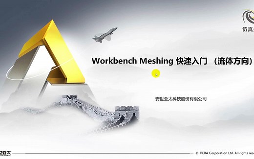 workbench meshing 流体课程从入门到精通—仿真秀