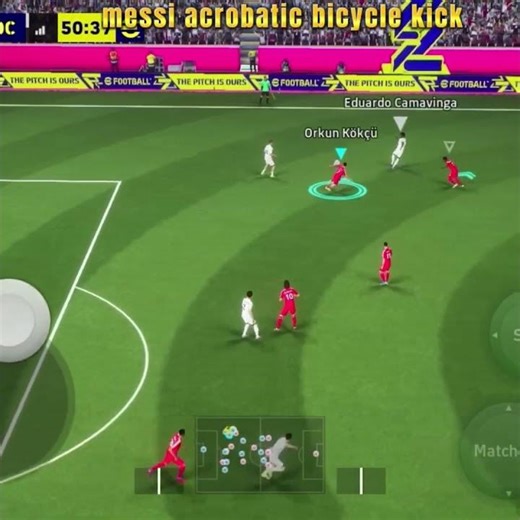 Lionel Messi acrobatic bicycle kick