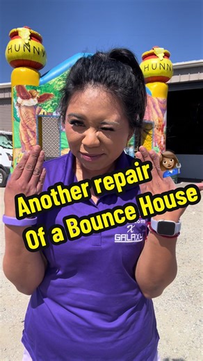 @Galaxy Party Supply said not today… 😬😱🎈 Would you rent this? 👇 . . . #smallbusinessowner #partyrentals #fyp #bouncehouserentals #fypageシ