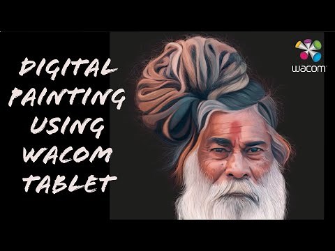 Digital Painting Using Wacom Tablet