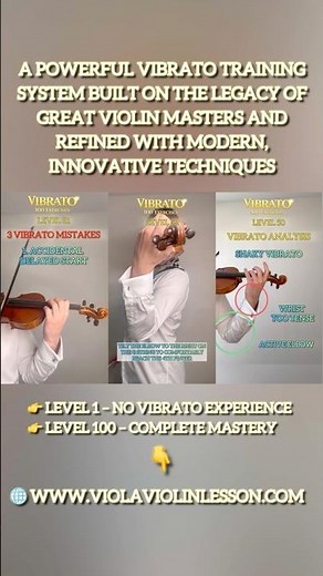 👉 From Zero to Vibrato Mastery 🎻 #violin #vibrato #learnviolin #violinist