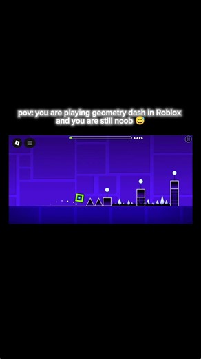 pov:you are playing geometry dash😅#geometrydash#roblox