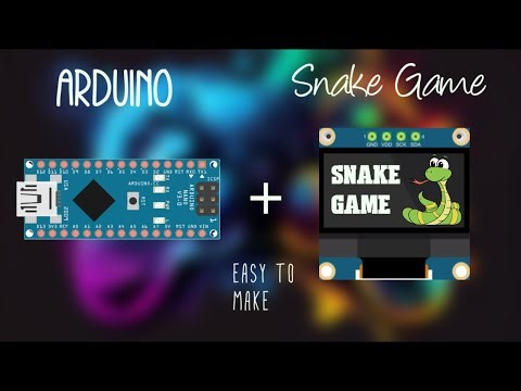 How to make Arduino Snake Game using OLED Display | Easy to make 🐍🐍🎮🎮🕹️🕹️✅✅