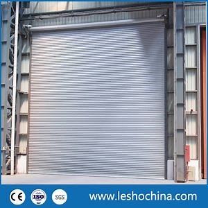 [Hot Item] Industrial Heavy Duty Steel Roll up Gate Automatic Motorized Roller Shutter Garage Door