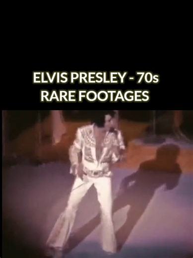 Rare Elvis Presley Footage from the 1970s