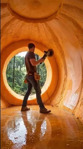 Dad Turned a Giant Pumpkin Into a Luxury Room! 🎃🏠😲