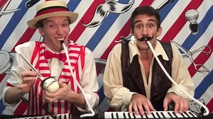 Rossini’s Barber of Seville, but it’s played by two unbelievably jolly melodicas