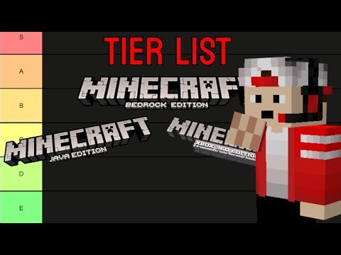Tier List of MINECRAFT editions