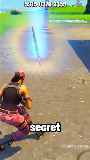 How to get secret Infinity Blade!🤫 #fortnite