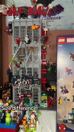 LEGO Spider-Man vs. Mysterious: Daily Bugle Build Insights