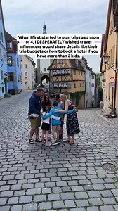 Don’t just inspire me. Show me how you did it! That’s what I thought every time I saw an influencer family on a fabulous trip. So that’s what I decided to do! On this account I share… ✈️ my exact trip itineraries ✈️ our budget for the trip, where we splurged and where we saved ✈️ hotels with suites or connecting rooms that can fit more than 4 people (because families of 5, 6, or more exist and like to travel too!) ✈️ tips to know before you go to a new destination ✈️ realistic travel day vlogs ✈