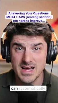 CARS feels hard because you're doing it wrong #mcat #study #hack