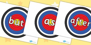 Conjunctions on Targets Display Poster