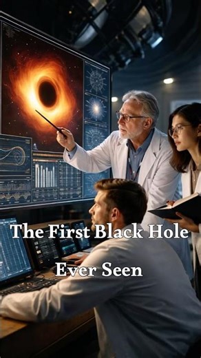 The First Black Hole ever seen #historyfacts #fyp