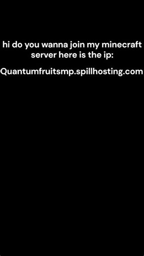 join my minecraft server pls i need it