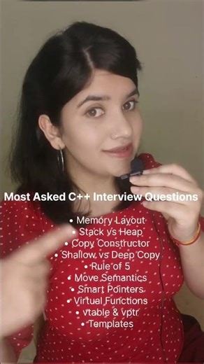 Top 10 C++ Interview Questions | Microsoft, Adobe, Qualcomm #cpp #codinginterview