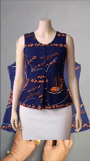 Simple blouse pattern | Easy to sew, pretty to wear #sewing #fashion #blouse #sewingtips