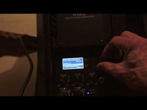 QSC K12.2 ACTIVE SPEAKER A LOOK AT THE SETTINGS VIDEO 1