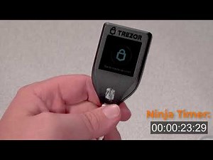 Coin Ninja: TREZOR Model T Hardware Wallet Set-up in 60 seconds