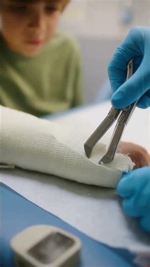 Little Boy’s Arm Cast Finally Removed | Emotional Clinic Moment #tinytears #babybrooks #babycrying