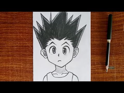 How to Draw Gon Freecss | Easy Hunter x Hunter Drawing Tutorial