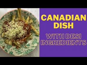 Veg poutine recipe | Poutine recipe | How to make poutine at home | Poutine gravy | French fries