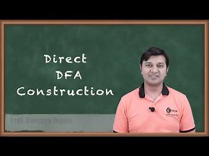Direct DFA Construction - Regular Expression and Finite Automata - Automata Theory