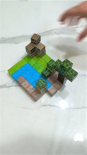 Atmospheric Outdoor Library | Minecraft Magnetic Blocks