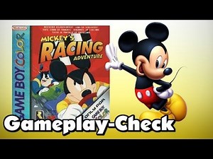 Mickey's Racing Adventure (Gameboy Color) Gameplay-Check
