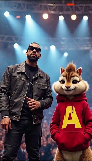 Drake x Alvin – The Ultimate Rap Chipmunk! 🐿🔥 #shorts #viralvideo
