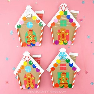 403K views · 2.6K reactions | GINGERBREAD HOUSE CARD https://iheartcraftythings.com/gingerbread-house-card.html | I Heart Crafty Things | Facebook