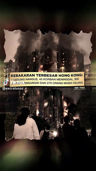 Tragedi mengerikan melanda Hong Kong saat tujuh gedung hangus dilalap api, menewaskan puluhan jiwa dan membuat ratusan warga kehilangan tempat tinggal serta 279 orang lainnya masih dalam pencarian, menyisakan duka mendalam dan pertanyaan besar tentang standar keselamatan di tengah kepadatan kota metropolitan. #PrayForHongKong #KebakaranHongKong #TragediKebakaran #HongKongFire #SafetyFirst