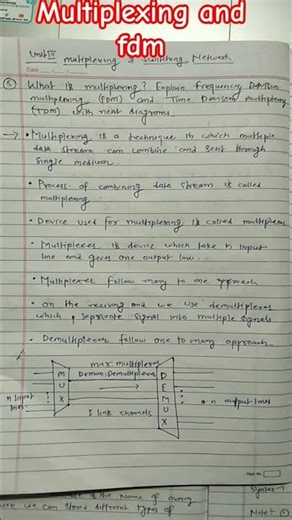 what is multiplexing?
